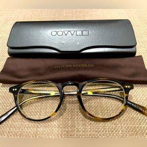 Authentic Oliver Peoples Eyeglasses Riley R Coco OV 5004 1003 43-20 Cocobolo